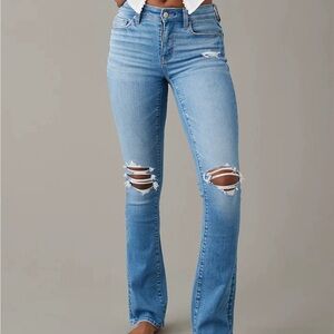 AE Stretch High-Waisted Skinny Kick Jean